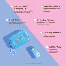 Cargar imagen en el visor de la galería, Peanuts 75th | Linus’s Cozy Tint PH Color Changing Balm & Security Blanket Pouch PROFUSION