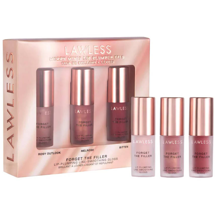 ||PREVENTA|| LAWLESS Merry Minis Lip Plumper Gloss Trio Set