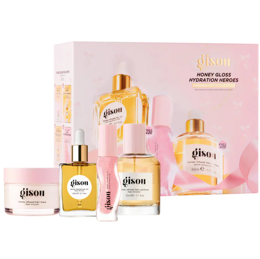 ||PREVENTA|| Gisou Honey Gloss Hydration Heroes Hair Value Set