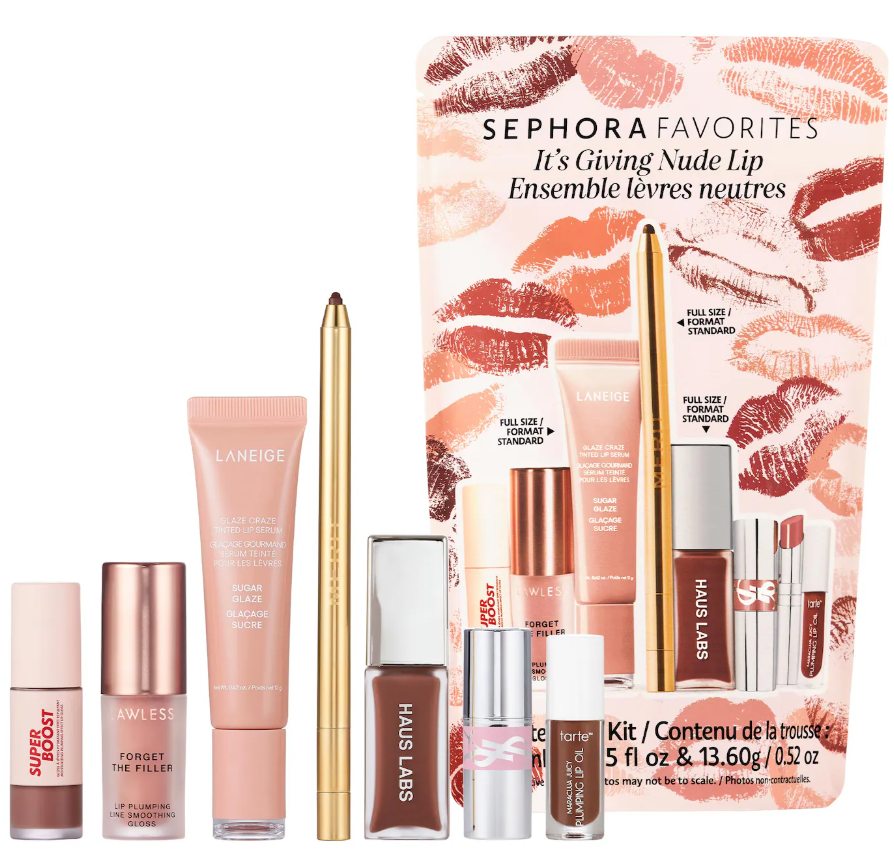 ||PREVENTA|| Sephora Favorites  It's Giving Nude Lip Makeup Value Set