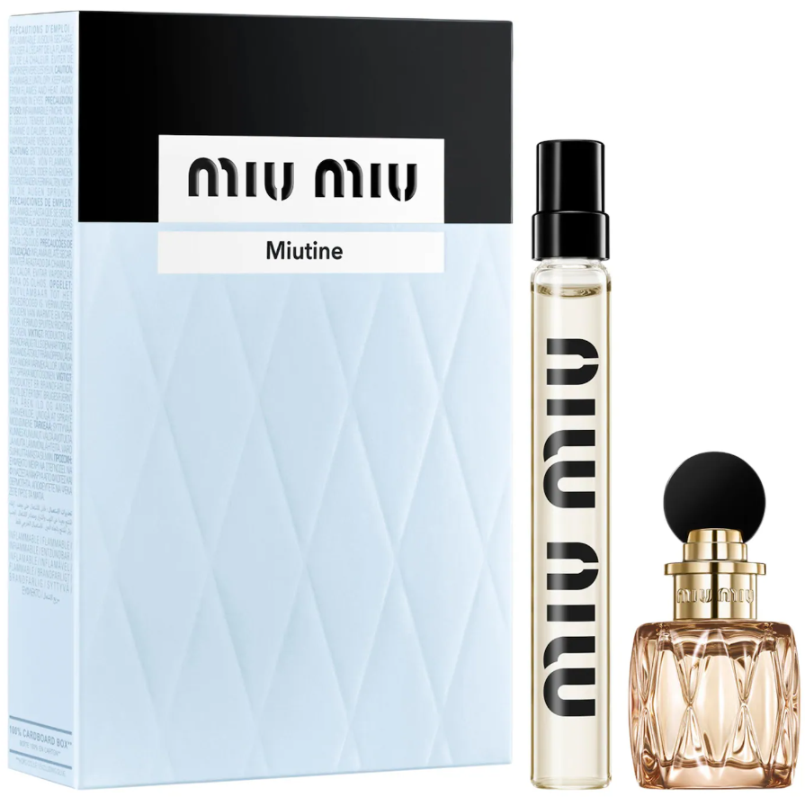 ||PREVENTA|| Miu Miu  Mini Miutine Eau De Parfum Perfume Duo Gift Set