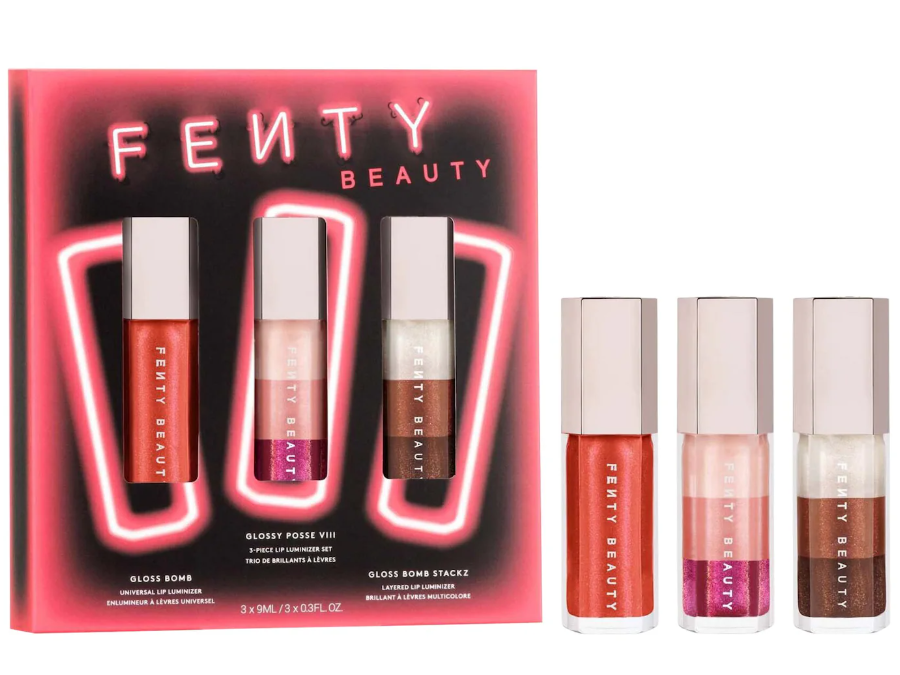 ||PREVENTA|| Fenty Beauty by Rihanna  Glossy Posse VIII 3-Piece Lip Luminizer Set