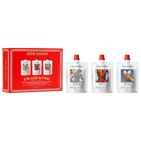 PREVENTA - Josie Maran  Bite-Sized Butters Mini Whipped Body Butter 3-Piece Gift Set