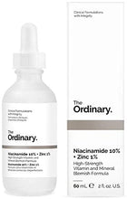 Cargar imagen en el visor de la galería, Niacinamide 10% + Zinc 1% 60ml
