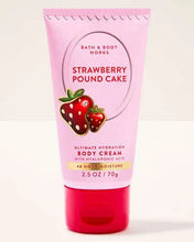 Cargar imagen en el visor de la galería, BATH AND BODY WORKS strawberry pound cake TRAVEL SIZE
