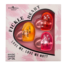 Cargar imagen en el visor de la galería, FICKLE HEART MAGIC SWEET LIP OIL JUEGO DE 3 PIEZAS- ITALIA DELUXE
