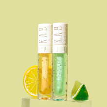 Cargar imagen en el visor de la galería, LEMON + LIME LIP OIL DUO - KAB COSMETICS
