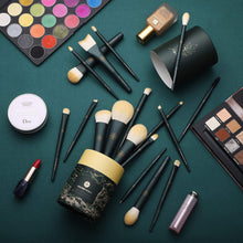 Cargar imagen en el visor de la galería, CHIC SERIES-18PCS MINI MAKEUP BRUSH KIT-SHADED SPRUCE
