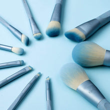 Cargar imagen en el visor de la galería, ECOPRO BAMBOO FIBER - 11PCS ICE BLUE BRUSH KIT
